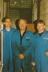 1995, in Great Britain (Jiri Prokop on the left)