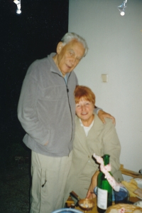 Spouses Jana Novotná and Josef Novotný 2004