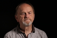 Ondřej Čapek during the filming for Memory of Nation in 2023