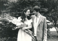 Wedding of Natalia and Alexander Kozlov, Donetsk, 10 July 1982.