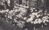 Funeral of 14 victims of the Kožoušany uprising