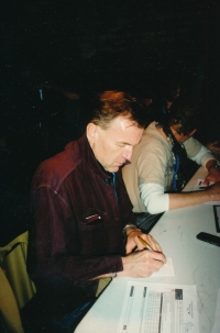 Tomáš Vydra as a juror in the International Blues Challenge, Memphis 2010