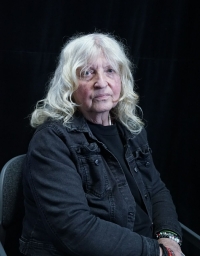 Anna Zavadilova during recording, 2024