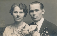 Miroslav Nepodal's parents Barbora (1905) and Miroslav (1904), 1920s