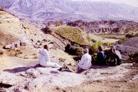 Ondřej Čapek (left) on his first secondment in Iraqi Kurdistan, 1973