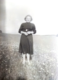 Marie Prchalová in her youth