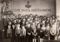 Baptist congregation in Vikýřovice in 1959 - 1961