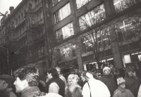 Demonstration in Prague, November 1989