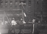 Demonstration in Prague, November 1989