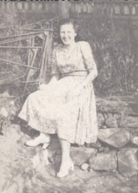 Zdeňka Fučíková in Nejdek in 1951