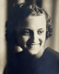 Vlastimila Pešková's mother Vlasta Trávníčková in 1940s