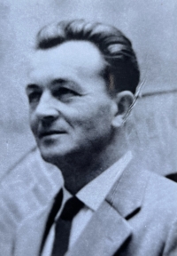 Vlastimila Pešková's father Adolf Trávníček, 1962