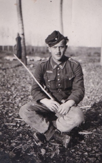 Youngest uncle Josef in Italy where the government troops were then sent; then he escaped via Trieste and returned with the Americans after the war