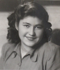 Alois Dostál's fiancée Jaroslava Nováková, 1950