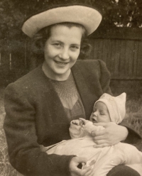 With mother Maria as a one year old boy, August 23, 1939