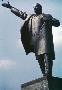 Statue of V. I. Lenin, Ufa, USSR, 1974