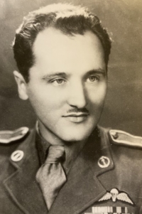 Major Josef Otisk after the war (1945)