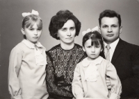 Witness with his wife Emílie and their daughters (1970s)