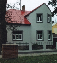 Věra Vacková's birth house in Žďár nad Sázavou