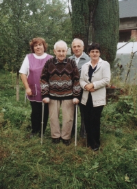 The Stehlík siblings with their father Vladimír Stehlík