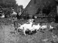 Karel Matuška on the right with his brother Erhard on the left