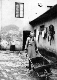 Marie Obrusníková, Kobeřice, kolem roku 1950