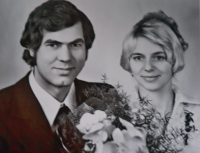 Wedding, 1978, wife Jaukerová, née Frišová