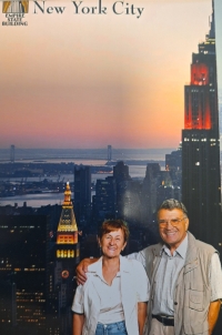 Bohumil Kožela with his wife Jarmila in New York