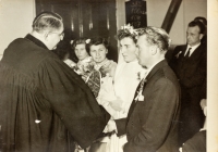 Wedding in Teplá, 1958