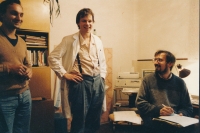 Jan Pfeiffer with colleagues from the Psychiatric Research Institute, circa 1984