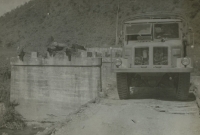 Journey to Korea 1954, over war-damaged bridges