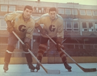 The Kožela brothers, Bohumil on the left, Josef on the right, season 1960-1961