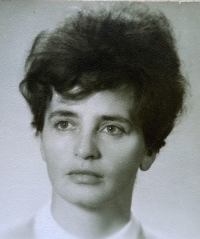 Irena Bláhová after her wedding