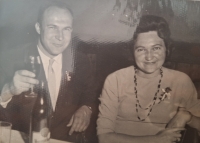 Rozalia Kučerová with her husband Stanislav