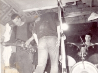 Concert of the Dutch punk band The Ex in Křepice na Moravě, 1 May 1987