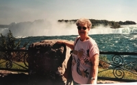 Witness in Canada, a trip to see her cousin Dagmar, 1996