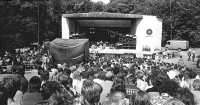 The Small Stage at the Polish festival in Jarocin where the memorialist performed