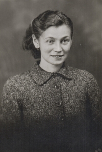 Aunt Milada Soudková. Photographs probably from the 1940s