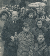 Miloň Novotný's photo of Jan Palach's funeral published in the period press