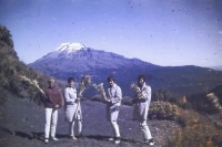 Irena Tichá (second from right) at the Summer Olympics in Mexico, 1968