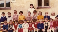 Kindergarten Prameny, year 1974