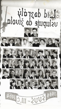 Graduation photoboard, 1969