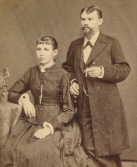 Grandfather František Bem, grandmother Anna Bemova (ur. Kašparova), Krakow