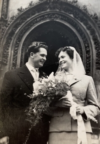 František Randa in wedding photo