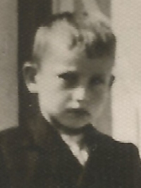 František Outrata in his childhood