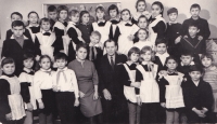 Iryna's class at school no. 56. Lviv, 1969