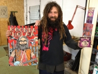 Kamil Krůta alias Koonda Holaa with his new album The Shit Man, 2009