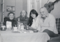 J. J. Neduha in Emigration with his Parents and his Wife