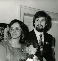 1978 Daniel Ženatý - wedding with Daniela Prudká