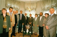 With the team of President Václav Havel, 1996